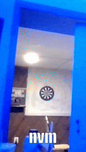 a picture of a dart board with the word nvm on the bottom