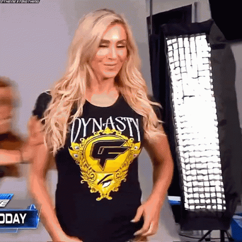 Becky Lynch Charlotte Flair GIF - Becky Lynch Charlotte Flair Pushes GIFs