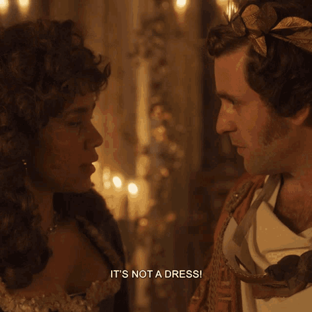 Its Not A Dress Julia GIF - Its Not A Dress Julia Lord Cassidy GIFs