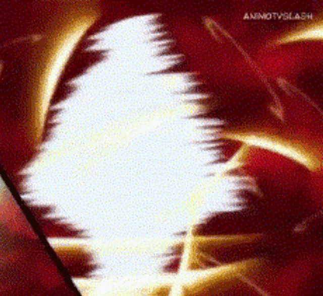 a red background with a white feather in the middle and the words animetvslash on the bottom