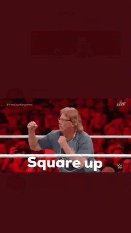 Square Up Wwe GIF