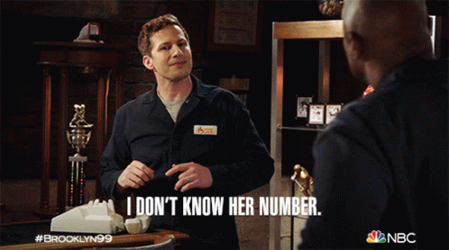 I Dont Know Her Number Jake Peralta GIF - I Dont Know Her Number Jake Peralta Andy Samberg GIFs