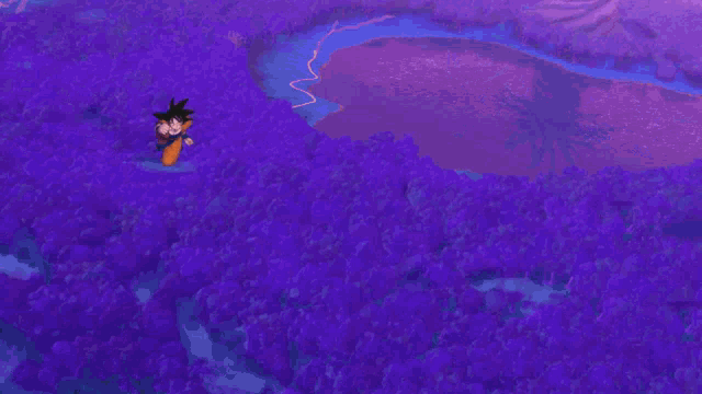 a cartoon of goku giving a thumbs up