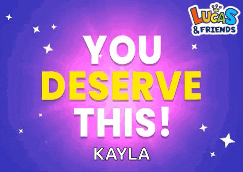 a lucas and friends advertisement that says you deserve this