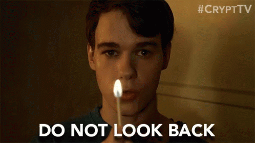 Do Not Look Back Message GIF - Do Not Look Back Message Matches GIFs