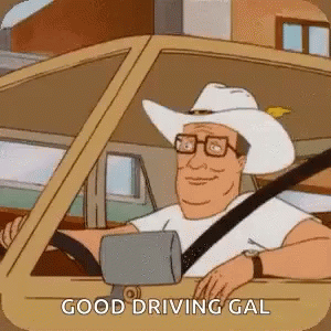 Hank Hill Driving GIF - Hank Hill Driving King Of The Hill GIFs