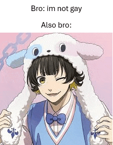 a boy wearing a bunny hat and a bow tie is a meme .