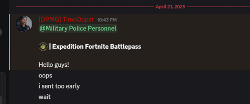 a screenshot of a conversation between dpmg and timo oppst