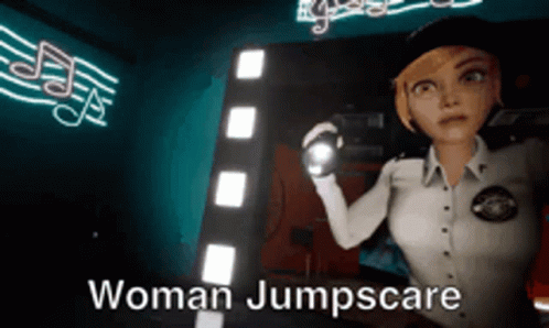 Woman Jumpscare Security Breach GIF - Woman Jumpscare Security Breach Fnaf GIFs