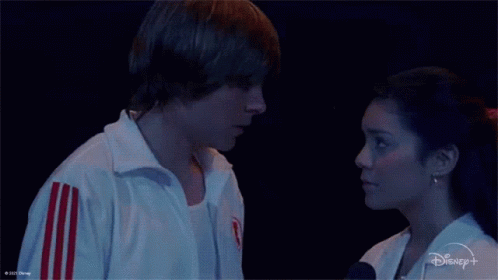 Staring At Each Other Vanessa Hudgens GIF - Staring At Each Other Vanessa Hudgens Zac Efron GIFs
