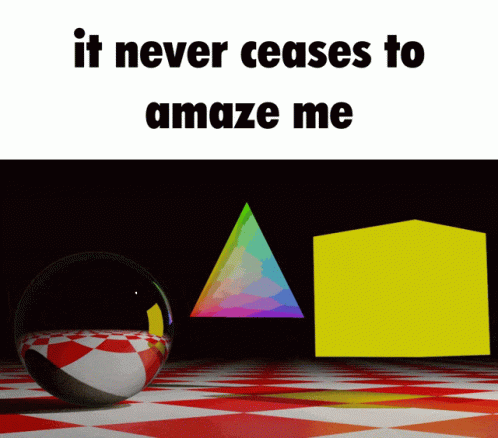 It Never Ceases To Amaze Me Rotating Cube GIF - It Never Ceases To Amaze Me Rotating Cube Test Triangle GIFs