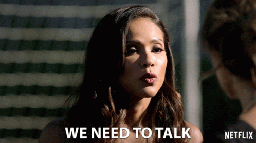 We Need To Talk Lesley Ann Brandt GIF - We Need To Talk Lesley Ann Brandt Mazikeen GIFs