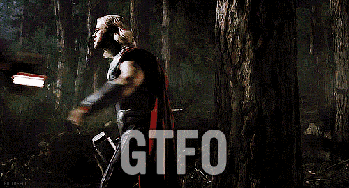 a man in a superhero costume with the word gtfo on the bottom