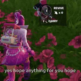a screenshot of a video game with the words yes hope anything for you hope at the bottom