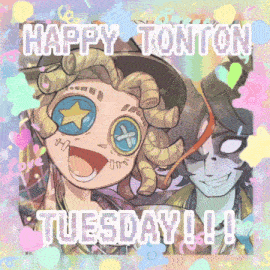 a poster that says happy tuesday on it