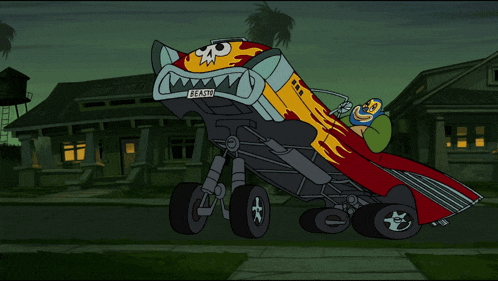 a cartoon character says " hey what 's wrong with your car ? "