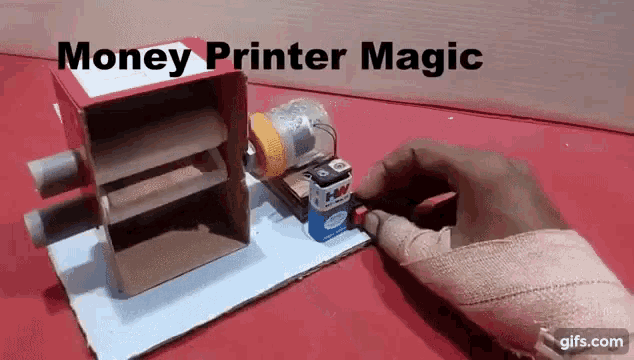 Money Printer Magic GIF - Money Printer Magic Craft GIFs
