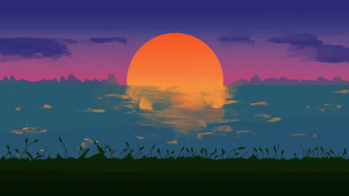 Sunset Art GIF - Sunset Art Calm GIFs