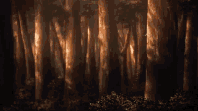 a blurred image of a fire with smoke coming out of it .