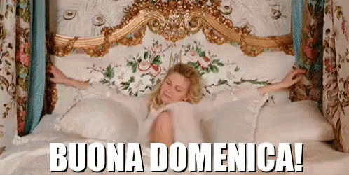Buona Domenica Marie Antoinette Kirsten Dunst Letto GIF - Bed Have A Nice Sunday Buona Domenica GIFs