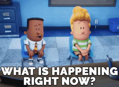 What Is Happening Right Now? GIF - Captain Underpants Captain Underpants Gi Fs Kevin Hart GIFs