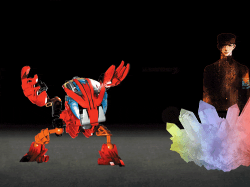 a robot and a man are standing next to each other with a black background that says ' lonely ' at the bottom