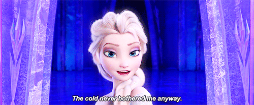 The Cold Never Bothered Me Anyway GIF - Frozen Elsa Cold GIFs