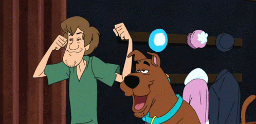 Shaggy Scooby Doo And Guess Who GIF - Shaggy Scooby Doo And Guess Who Whoopie GIFs
