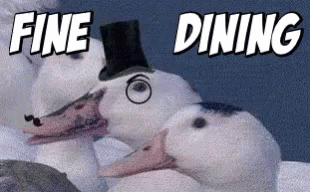 Fine Dining Monocle GIF - Fine Dining Monocle Duck GIFs