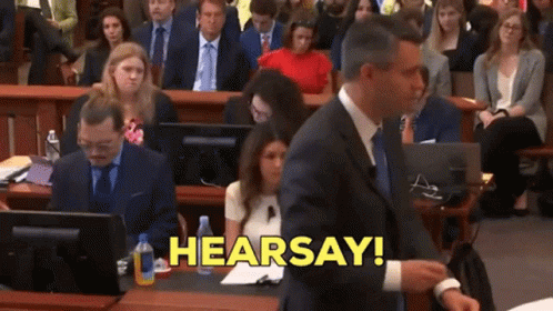 Hearsay Hearsay Johnny Depp GIF - Hearsay Hearsay Johnny Depp Objection Hearsay GIFs
