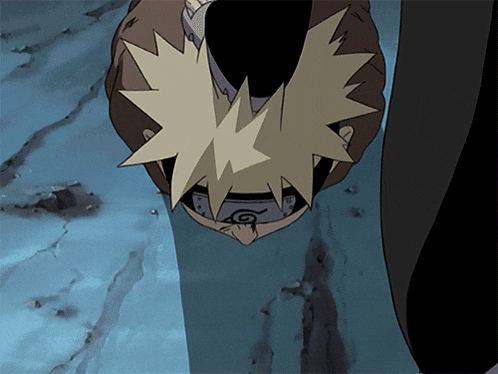 a cartoon character has a symbol on his head that looks like a circle