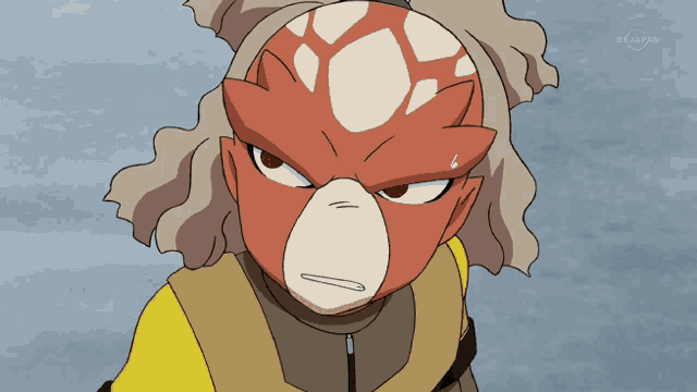 a cartoon character with a very angry look on his face is shown on tv