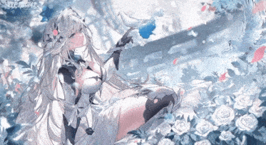 a woman in a white dress is holding a white bird