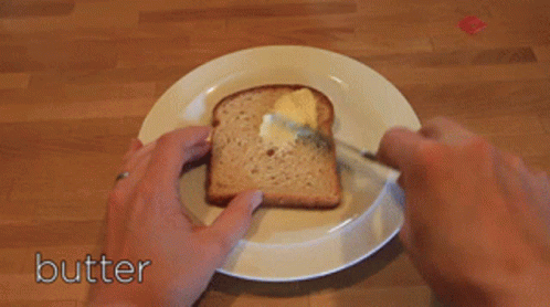 Toast Butter GIF - Toast Butter Breakfast GIFs
