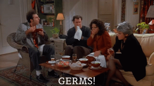 Germs Seinfeld GIF - Germs Seinfeld David Puddy GIFs