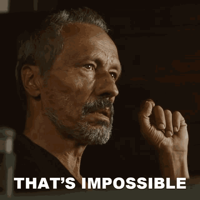 Thats Impossible Antlers Holst GIF - Thats Impossible Antlers Holst Michael Wincott GIFs