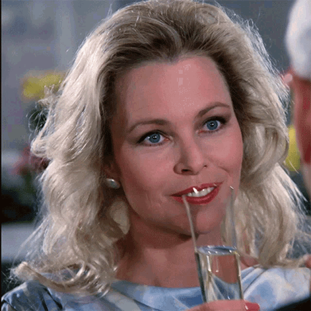 Drinking Jenice Manheim GIF - Drinking Jenice Manheim Star Trek GIFs