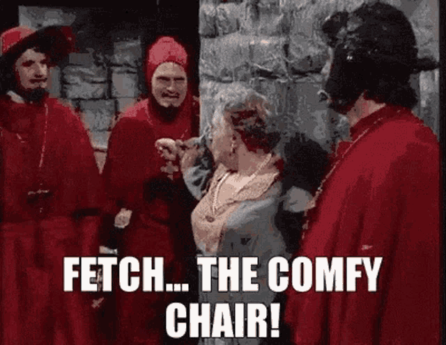 Monty Python The Comfy Chair GIF - Monty Python The Comfy Chair Torture GIFs