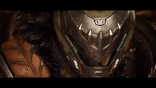 a close up of a video game character 's helmet with the letters 00 on it
