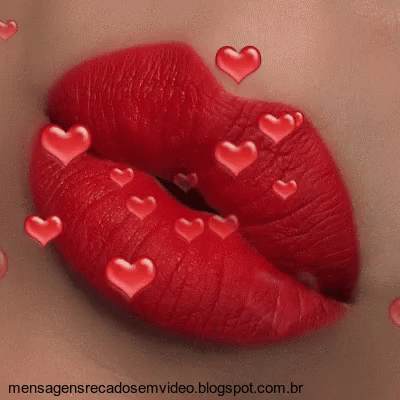 Lips Hearts GIF - Lips Hearts Love GIFs
