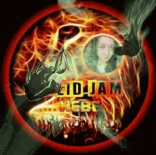 a picture of a girl in a circle with the name lidjam