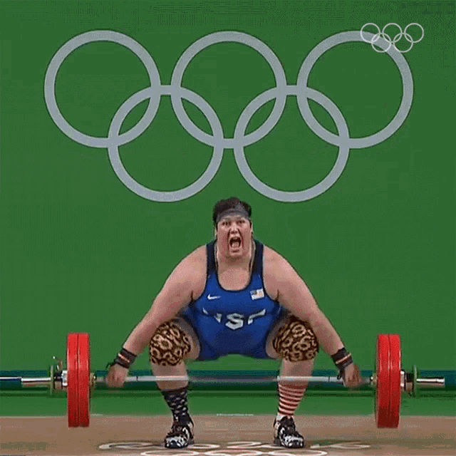 Weightlifting Sarah Robles GIF - Weightlifting Sarah Robles Olympics GIFs