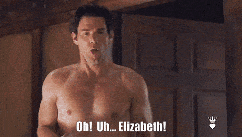 Wcth Hearties Nathan Elizabeth Natebeth Shirtless Seasoneleven Surprise GIF - Wcth Hearties Nathan Elizabeth Natebeth Shirtless Seasoneleven Surprise I Am So Sorry Its Fine I Will Come Back Later GIFs