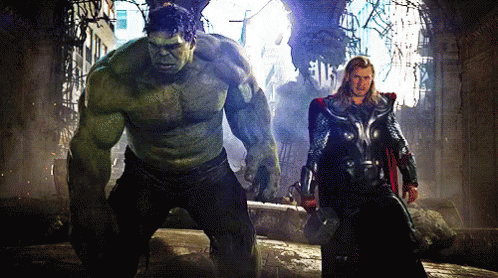 Hulk Smash On Thor GIF - Hulk The Incredible Hulk Thor GIFs