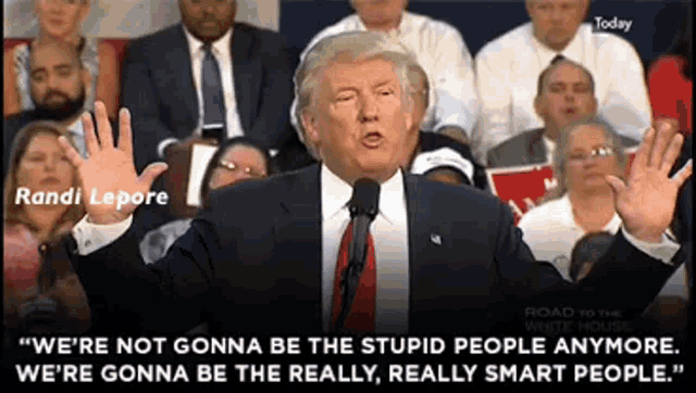 Donald Trump Trump Tantrum GIF - Donald Trump Trump Tantrum Stupid GIFs