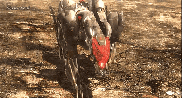 a video game screen shows a robot with illusive soul written on the bottom right
