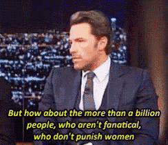 a man in a suit and tie is talking about the more than a billion people .