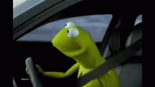 Kermit Modcheck GIF - Kermit Modcheck Driving GIFs
