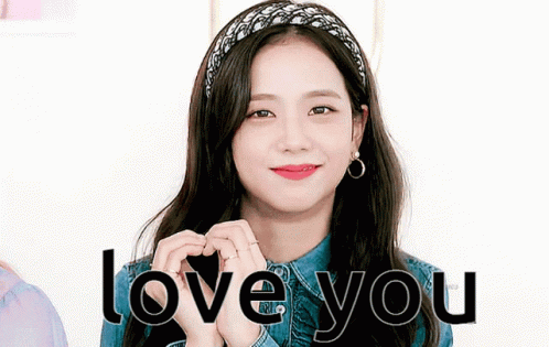 I Love You Heart GIF - I Love You Heart Jisoo Blackpink GIFs
