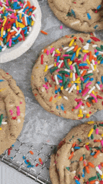 Funfetti Cookies Confetti Cookies GIF - Funfetti Cookies Confetti Cookies Cookies GIFs